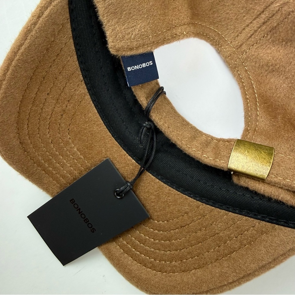 Bonobos x Toys R Us Geoffrey Embroider 100% Wool Baseball Cap Brown Mens OS NWT - Picture 4 of 10
